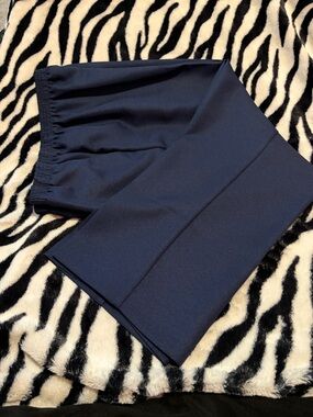Alfred Dunner Deep Navy Elastic Waist trousers